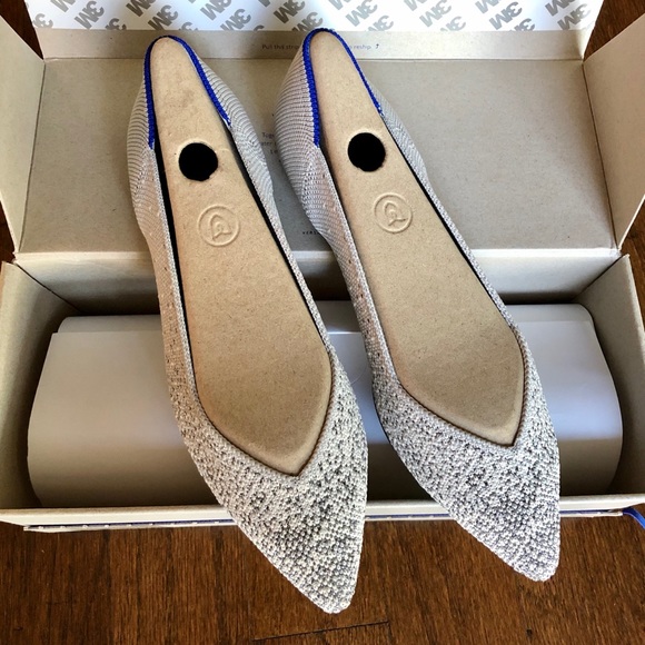 pearl metallic rothys